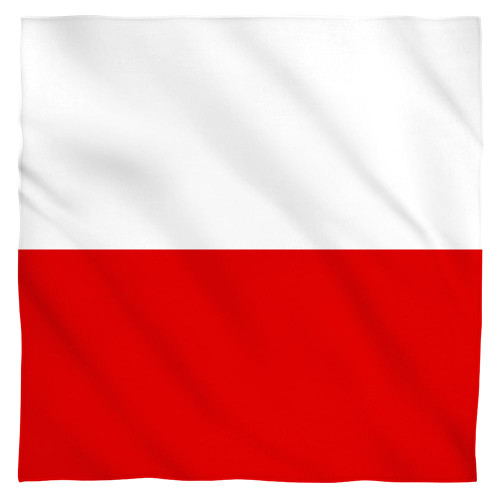 Image for Polish Flag Face Bandana -