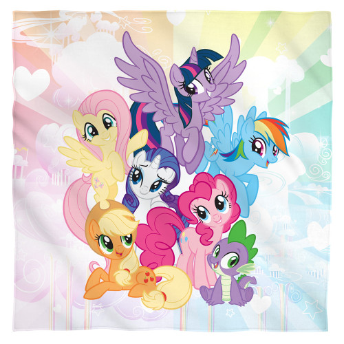 Image for My Little Pony Face Bandana -Pony Group