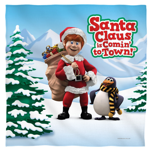 Image for Santa Claus Is Comin To Town Face Bandana -Kris And Topper