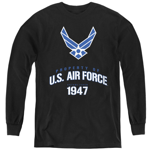 Image for U.S. Air Force Youth Long Sleeve T-Shirt - Property Of
