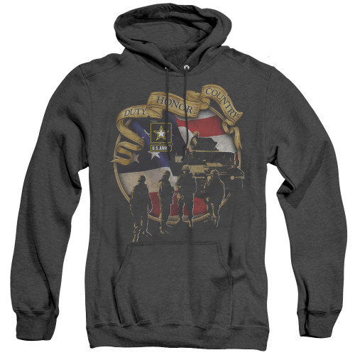 Image for U.S. Army Heather Hoodie - Duty Honor Country
