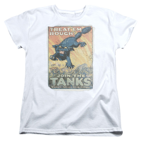 Image for U.S. Army Woman's T-Shirt - Treat Em Rough
