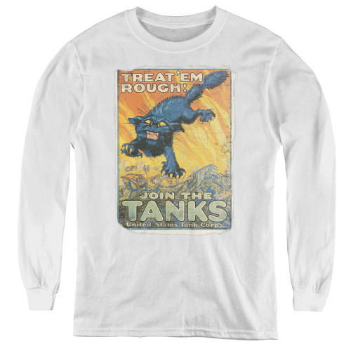 Image for U.S. Army Youth Long Sleeve T-Shirt - Treat Em Rough