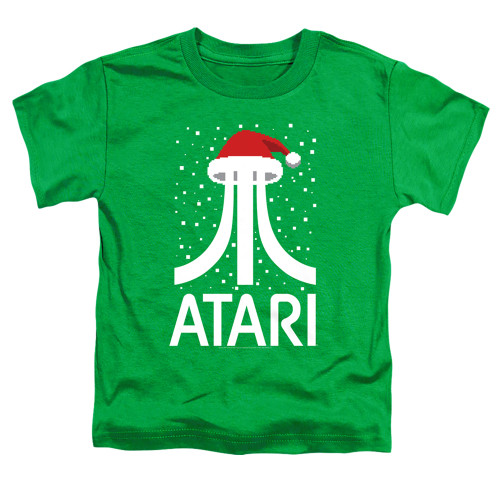 Image for Atari Toddler T-Shirt - Pixel Santa Hat
