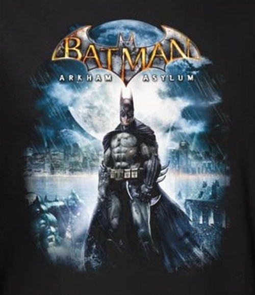 Batman T-Shirt - Arkham Asylum Game Cover