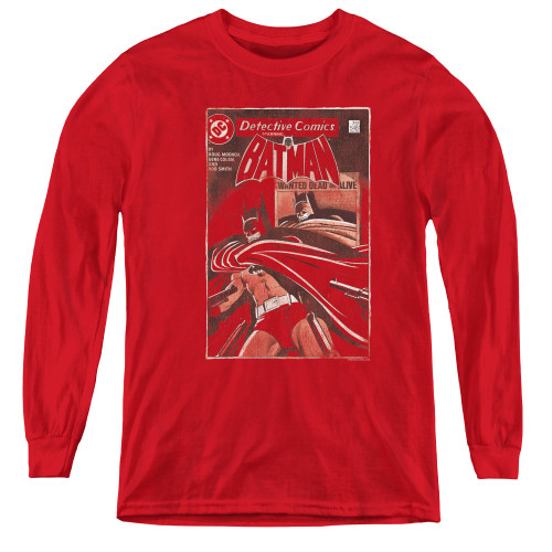 Image for Batman Youth Long Sleeve T-Shirt - DOA Cover