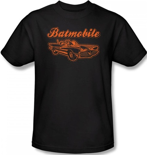 Image Closeup for Batman T-Shirt -The Batmobile