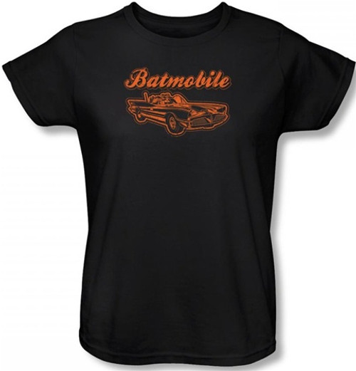 Batman Womens T-Shirt - Batmobile