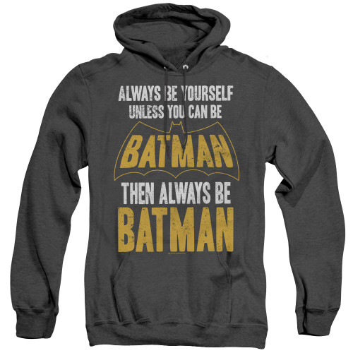 Image for Batman Heather Hoodie - Be Batman