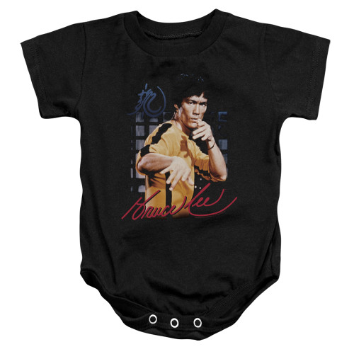 Image for Bruce Lee Baby Creeper - Yellow Jumpsuit