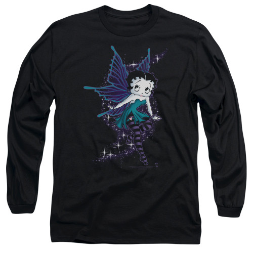 Image for Betty Boop Long Sleeve T-Shirt - Sparkle Fairy