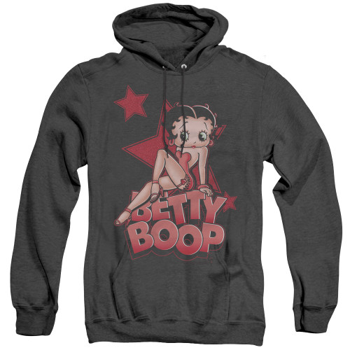 Image for Betty Boop Heather Hoodie - Sexy Star