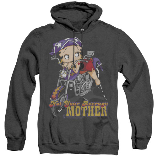 Image for Betty Boop Heather Hoodie - Not Your Average Mother