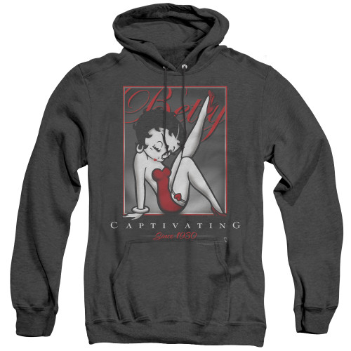 Image for Betty Boop Heather Hoodie - Captivating