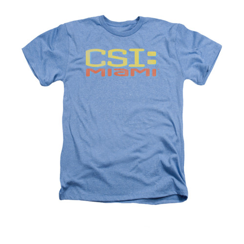 CSI Miami Heather t-shirt - Logo Distressed