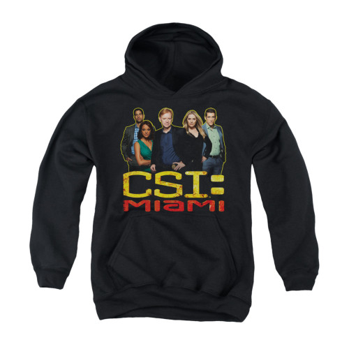 CSI Miami Youth Hoodie - The Cast in Black