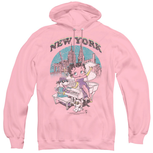 Image for Betty Boop Hoodie - Singing In New York
