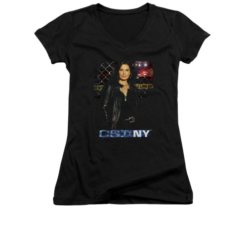 CSI NY Girls V Neck T-Shirt - Jo