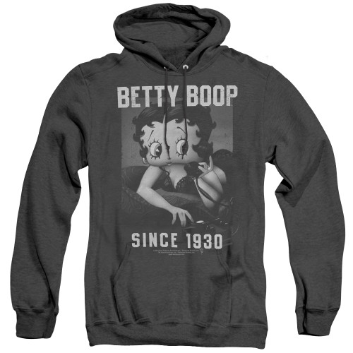 Image for Betty Boop Heather Hoodie - On The Line