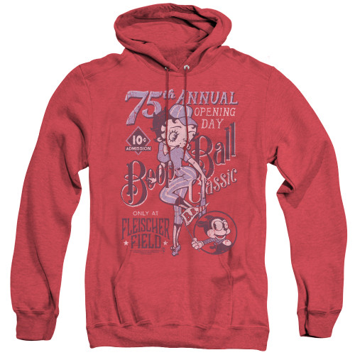 Image for Betty Boop Heather Hoodie - Boop Ball