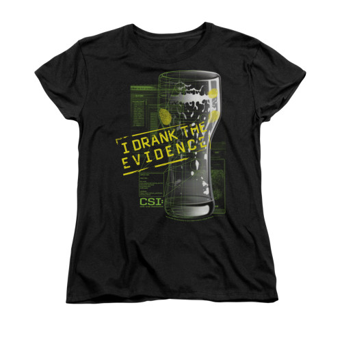 CSI Miami Woman's T-Shirt - I Drank the Evidence