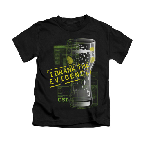 CSI Miami Kids T-Shirt - I Drank the Evidence