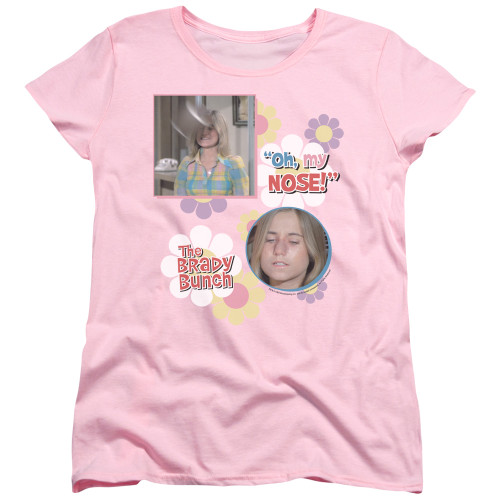 Image for The Brady Bunch Woman's T-Shirt - Oh, My Nose! 