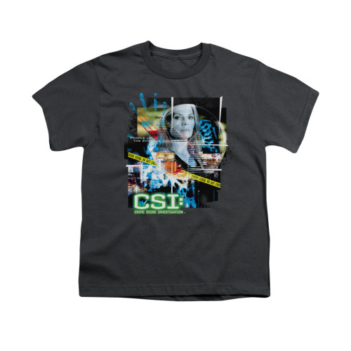 CSI Miami Youth T-Shirt - Evidence Collage