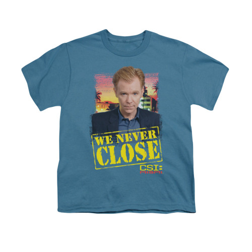 CSI Miami Youth T-Shirt - Never Close