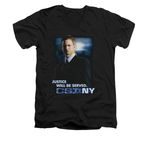 CSI: NY V-Neck T-Shirt - Justice Served