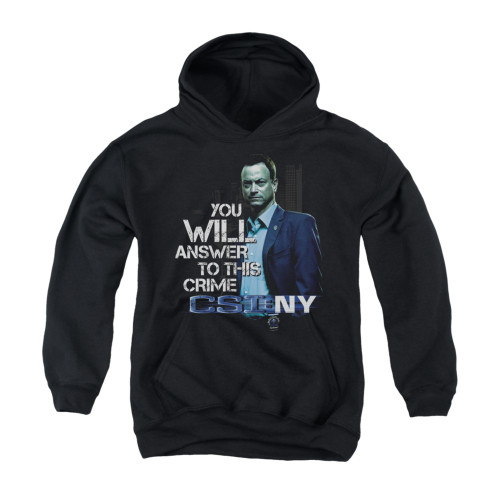 CSI: NY Youth Hoodie - You Will Answer