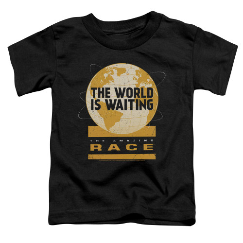 Image for The Amazing Race Toddler T-Shirt - Waiting World