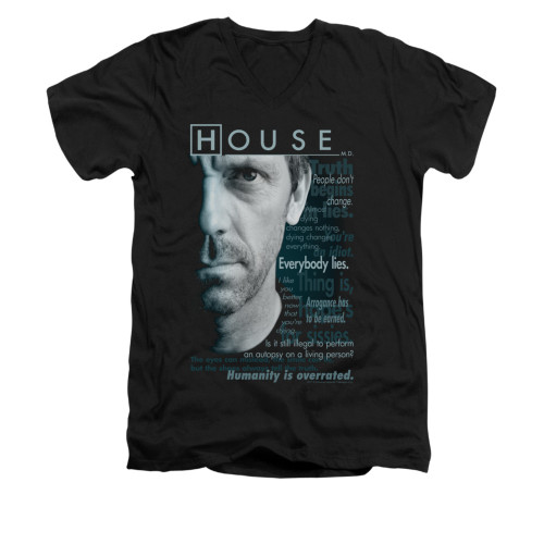 House V-Neck T-Shirt - Houseisms