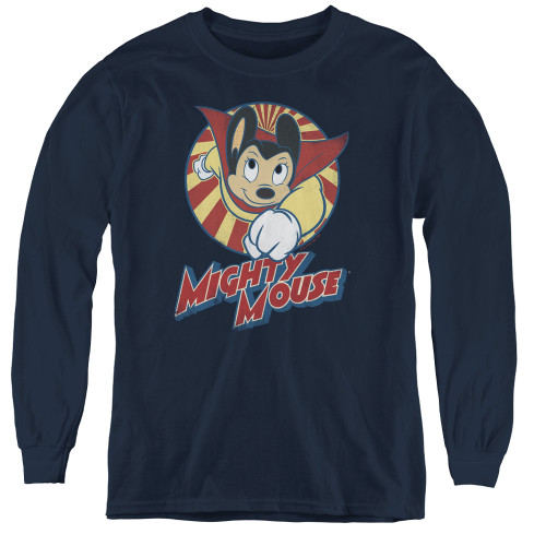 Image for Mighty Mouse Youth Long Sleeve T-Shirt - The One The Only