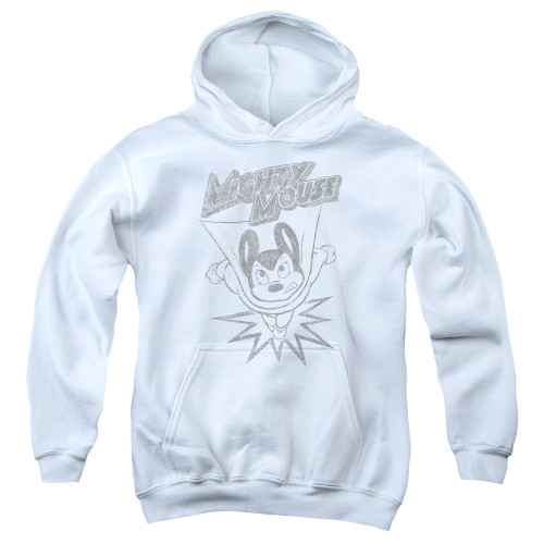 Image for Mighty Mouse Youth Hoodie - Bursting Out