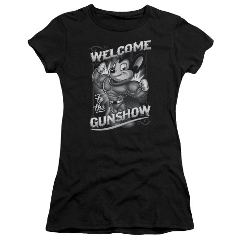 Image for Mighty Mouse Girls T-Shirt - Mighty Gunshow