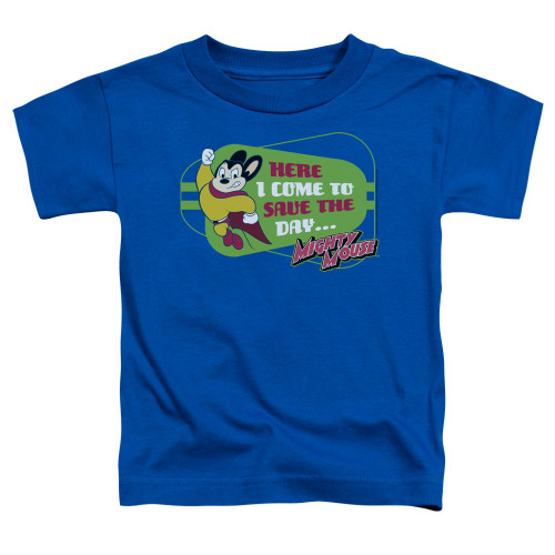 Image for Mighty Mouse Toddler T-Shirt - Here I Come