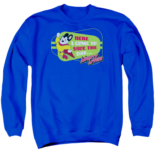 Image for Mighty Mouse Crewneck - Here I Come