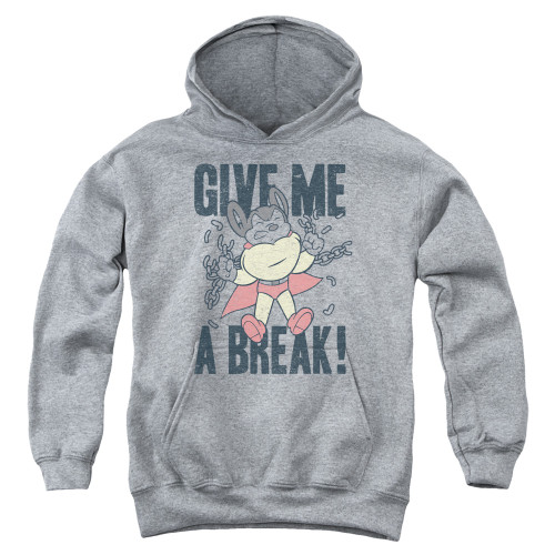 Image for Mighty Mouse Youth Hoodie - Give Me A Break