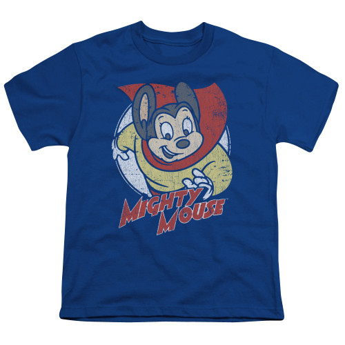 Image for Mighty Mouse Youth T-Shirt - Mighty Circle
