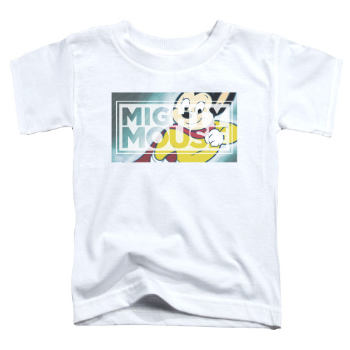 Image for Mighty Mouse Toddler T-Shirt - Mighty Rectangle