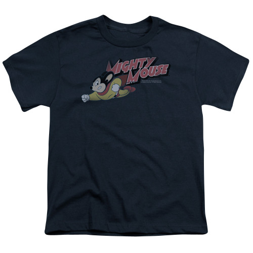 Image for Mighty Mouse Youth T-Shirt - Mighty Retro