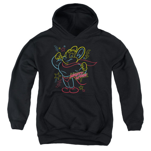 Image for Mighty Mouse Youth Hoodie - Neon Hero