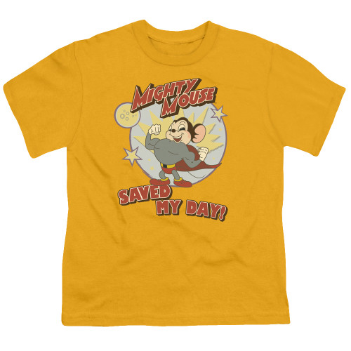 Image for Mighty Mouse Youth T-Shirt - Vintage Day