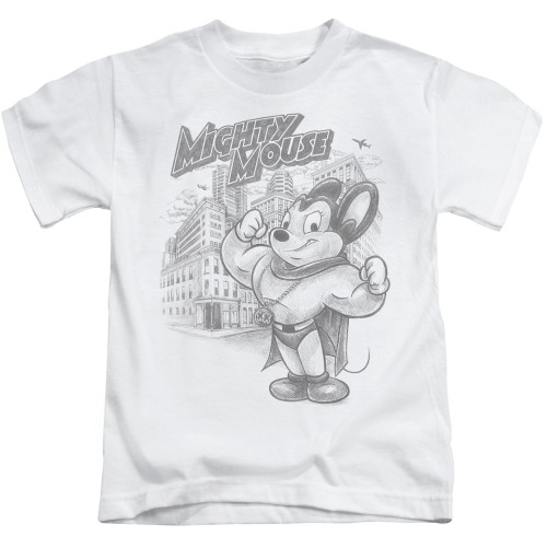 Image for Mighty Mouse Kids T-Shirt - Protect And Serve