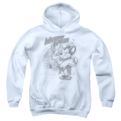 Image for Mighty Mouse Youth Hoodie - Protect And Serve