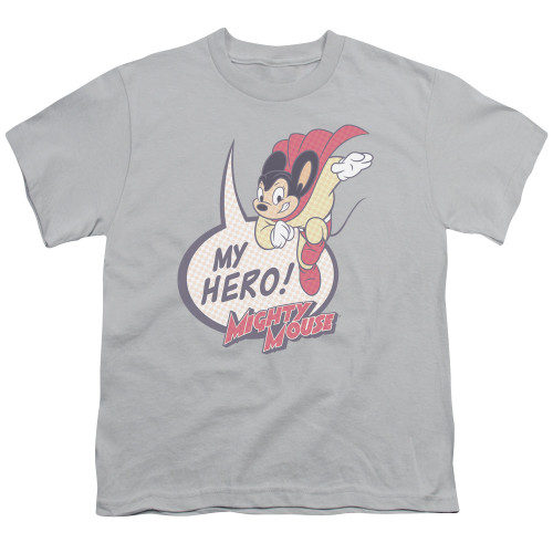 Image for Mighty Mouse Youth T-Shirt - My Hero