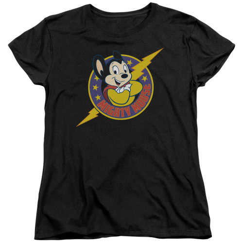 Image for Mighty Mouse Woman's T-Shirt - Mighty Hero