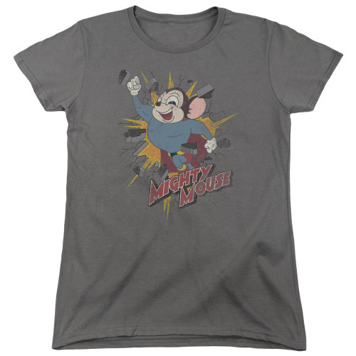 Image for Mighty Mouse Woman's T-Shirt - Break Through