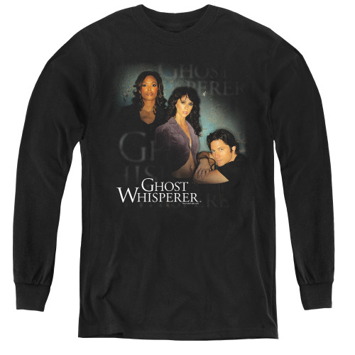 Image for Ghost Whisperer Youth Long Sleeve T-Shirt - Diagonal Cast